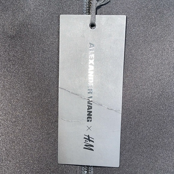 NWT RARE ALEXANDER WANG x H&M Scuba Crewneck Sweatshirt Black, Size 4 - Picture 9 of 10